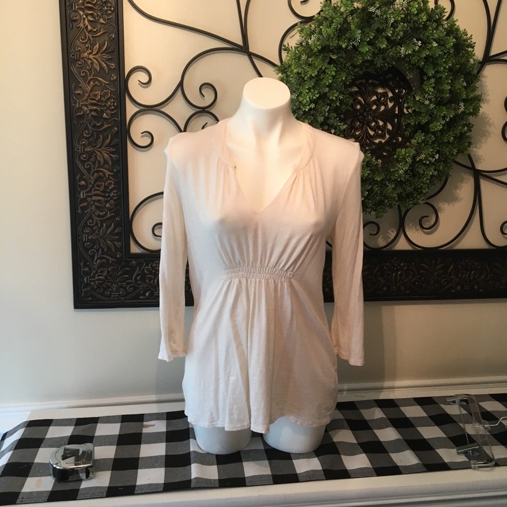 Calvin Klein jeans white (cream) top size medium